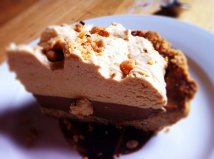 Chocolate Peanut Butter Pie with candied spicy peanuts (I had to share it but I recommend ordering one for yourself!)